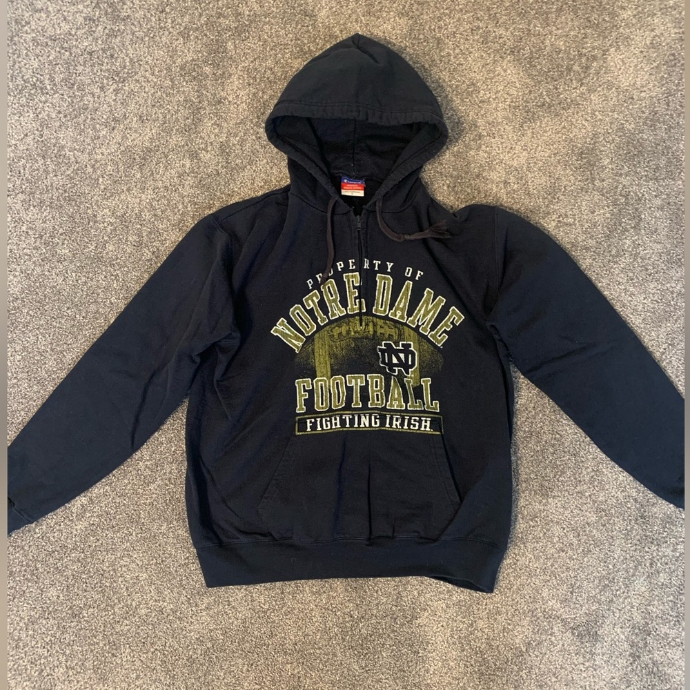 Champion Notre Dame quarter zip hoodie